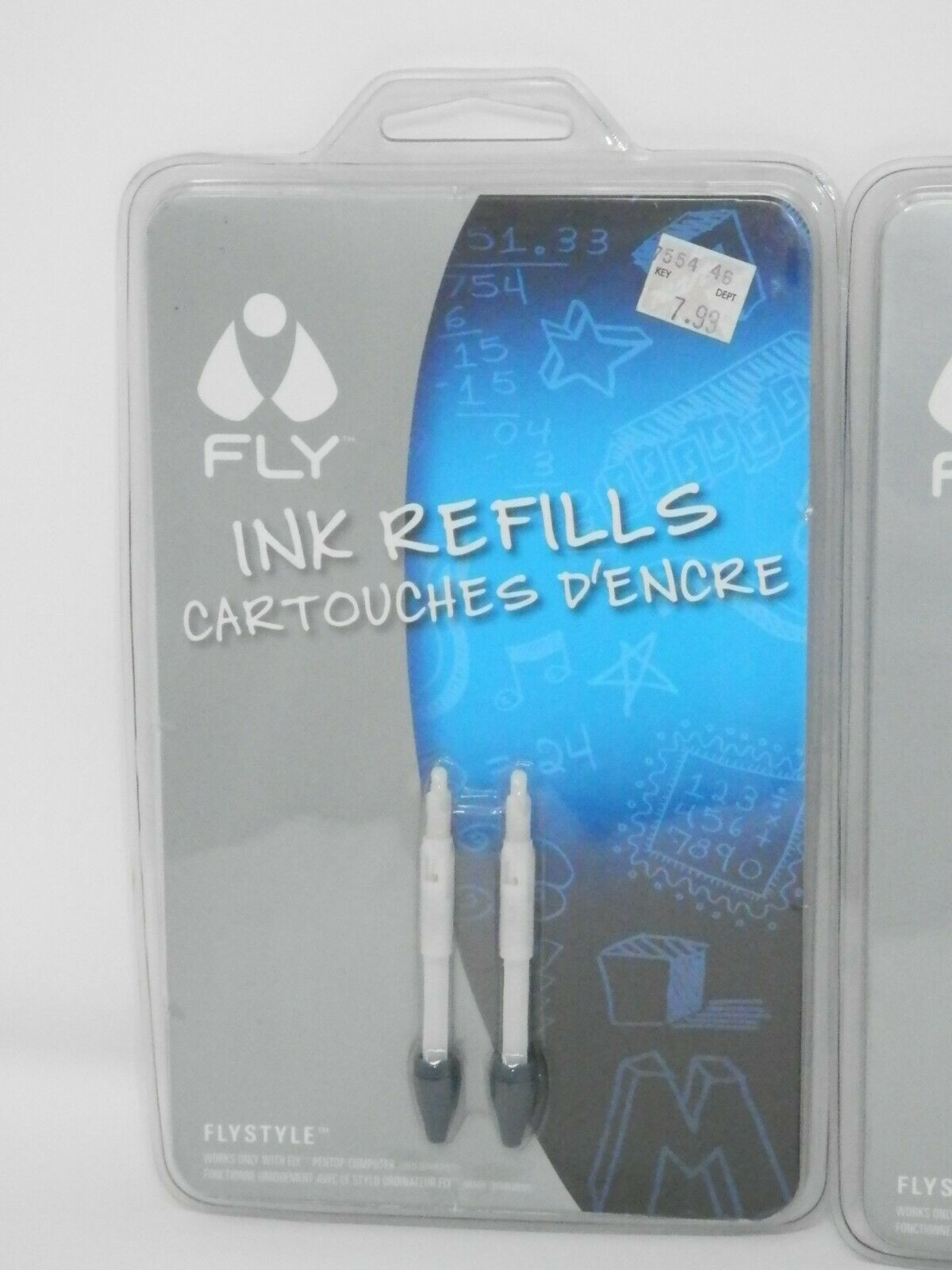 Lot FLY Ink Cartridge Refills & Green Face Plate - Flystyle LeapFrog Pentop NOS - Fresh Stock Dated February 2026