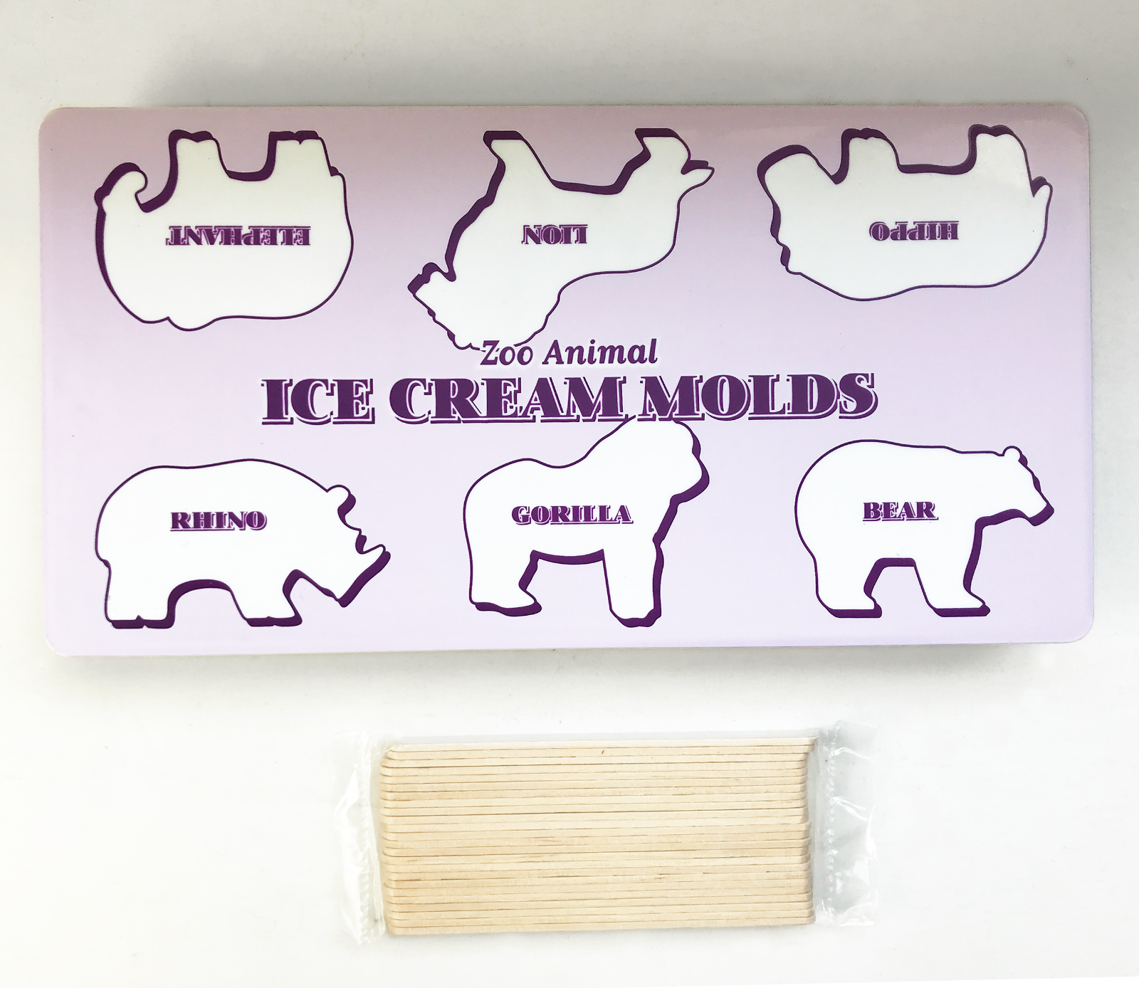 Williams Sonoma Zoo Animal Ice Cream Molds Stainless Steel OPEN BOX - Fresh Stock Dated February 2026