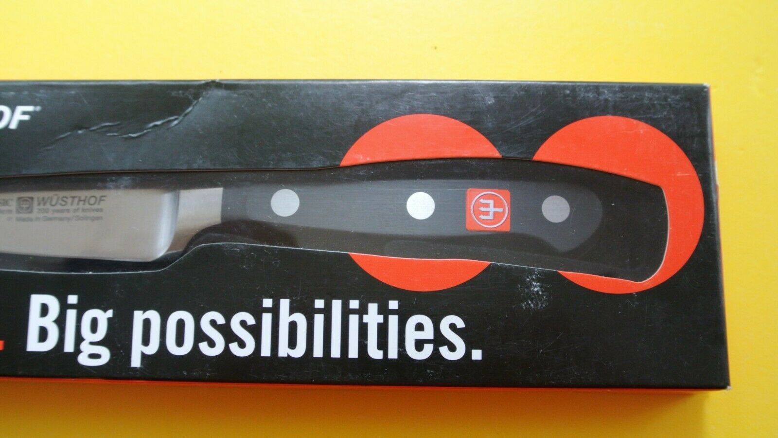 Wusthof classic paring knife new PEtec edge   #4066/9cm 3.5