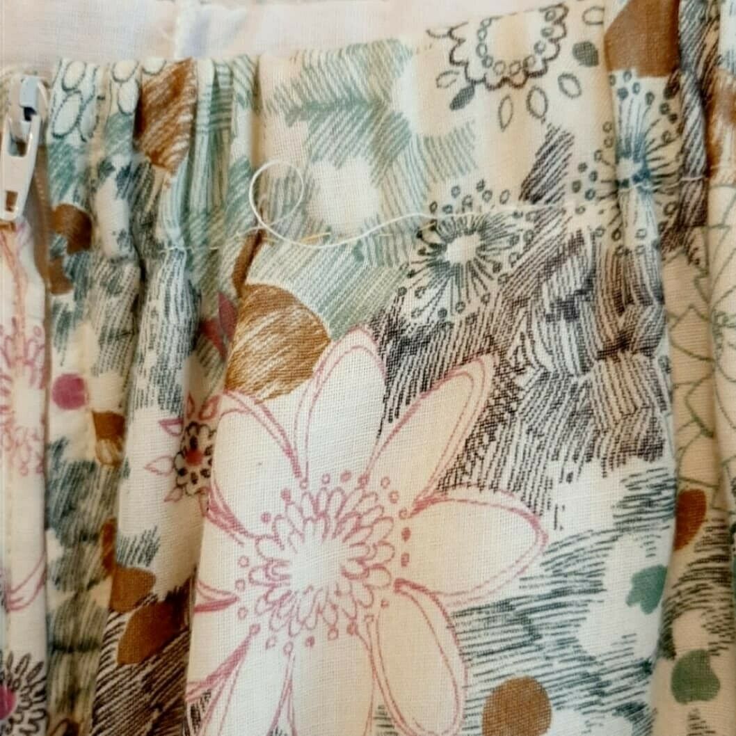 Vintage 70s Chessa Davis Cottagecore Crochet & Lace Skirt XS - Fresh Stock Dated March 2026