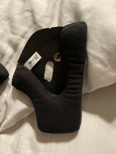 New Biltwell DOT Gringo / Gringo S Cheek Pads Size 25mm - Fresh Stock Dated February 2026