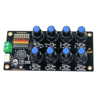 8 Channel Servo Controller Board V2.0 Servo Tester To Control Mechanical Arm - Fresh Stock Dated December 2025