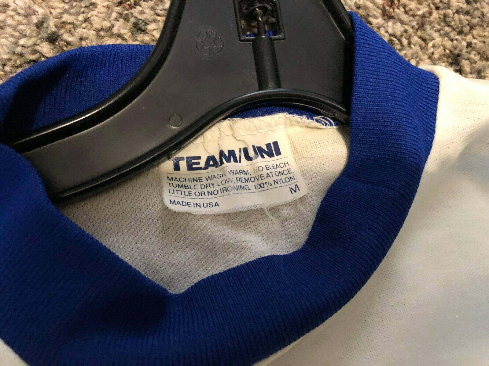 NOS UNI JERSEY SIZE MEDIUM BLUE WHITE YELLOW OLD SCHOOL BMX - Fresh Stock Dated December 2025