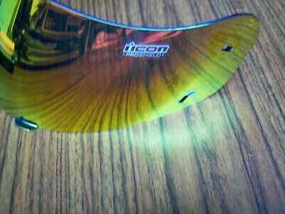 NEW ICON HELMET SHIELD MODEL IC-02 P/N 0130-0639 - Fresh Stock Dated February 2026