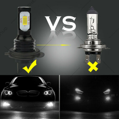 For Kawasaki KLR650 2008-2018 2PCS H7 LED Headlight Lights Bulbs Motorcycle Bike - Fresh Stock Dated February 2026