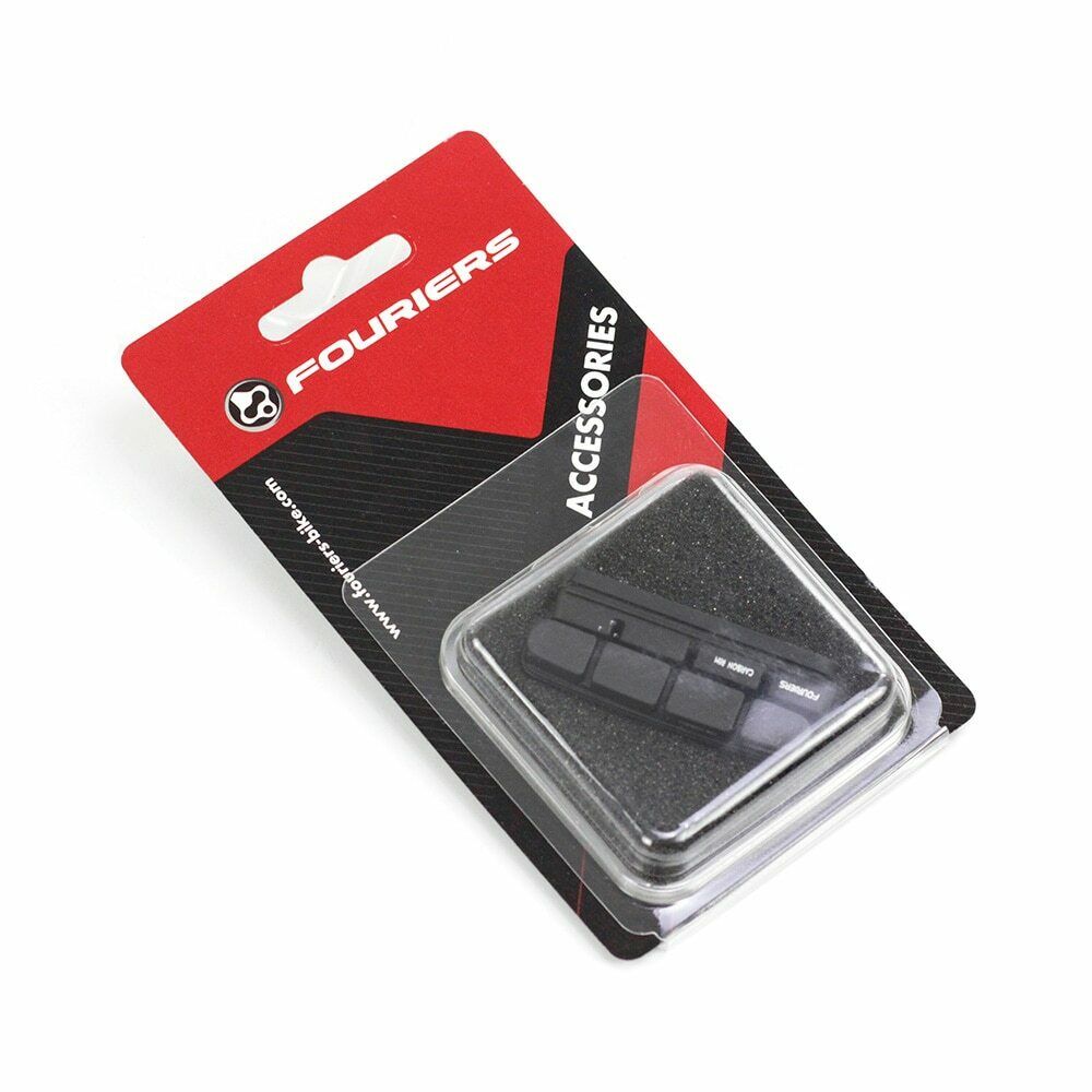 Fouriers Bike Brake Pads Shoes Carbon or Alloy Rims V Caliper Brake for SHIMANO - Fresh Stock Dated December 2025