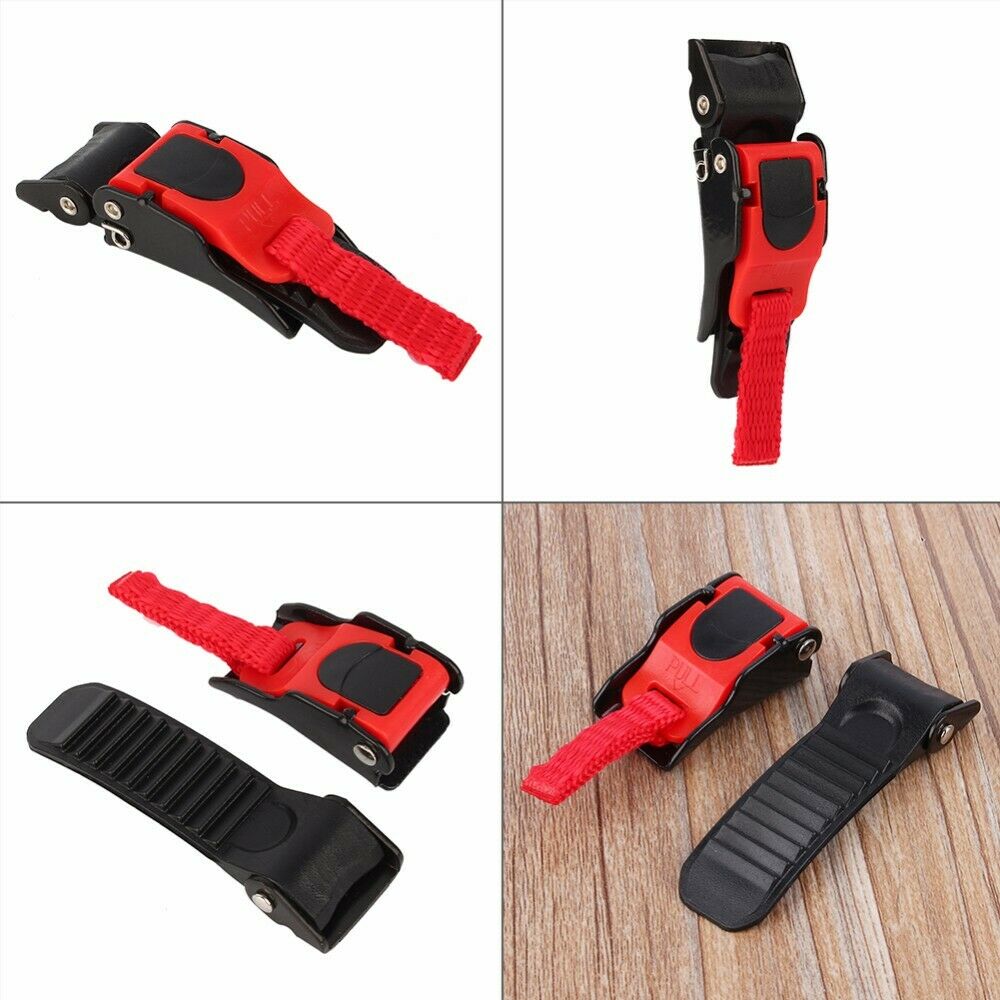 2X High Quality Motorcycle and Bicycle Helmet Quick Release Strap Webbing Buckle - Fresh Stock Dated December 2025