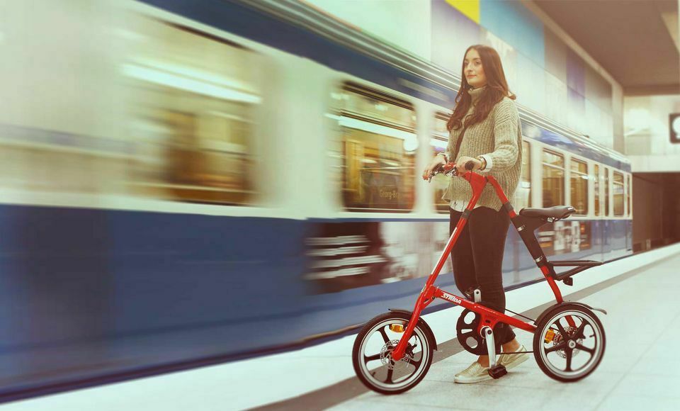 STRiDA LT BLACK 16 Inches Folding Bike Citybike - Fresh Stock Dated February 2026