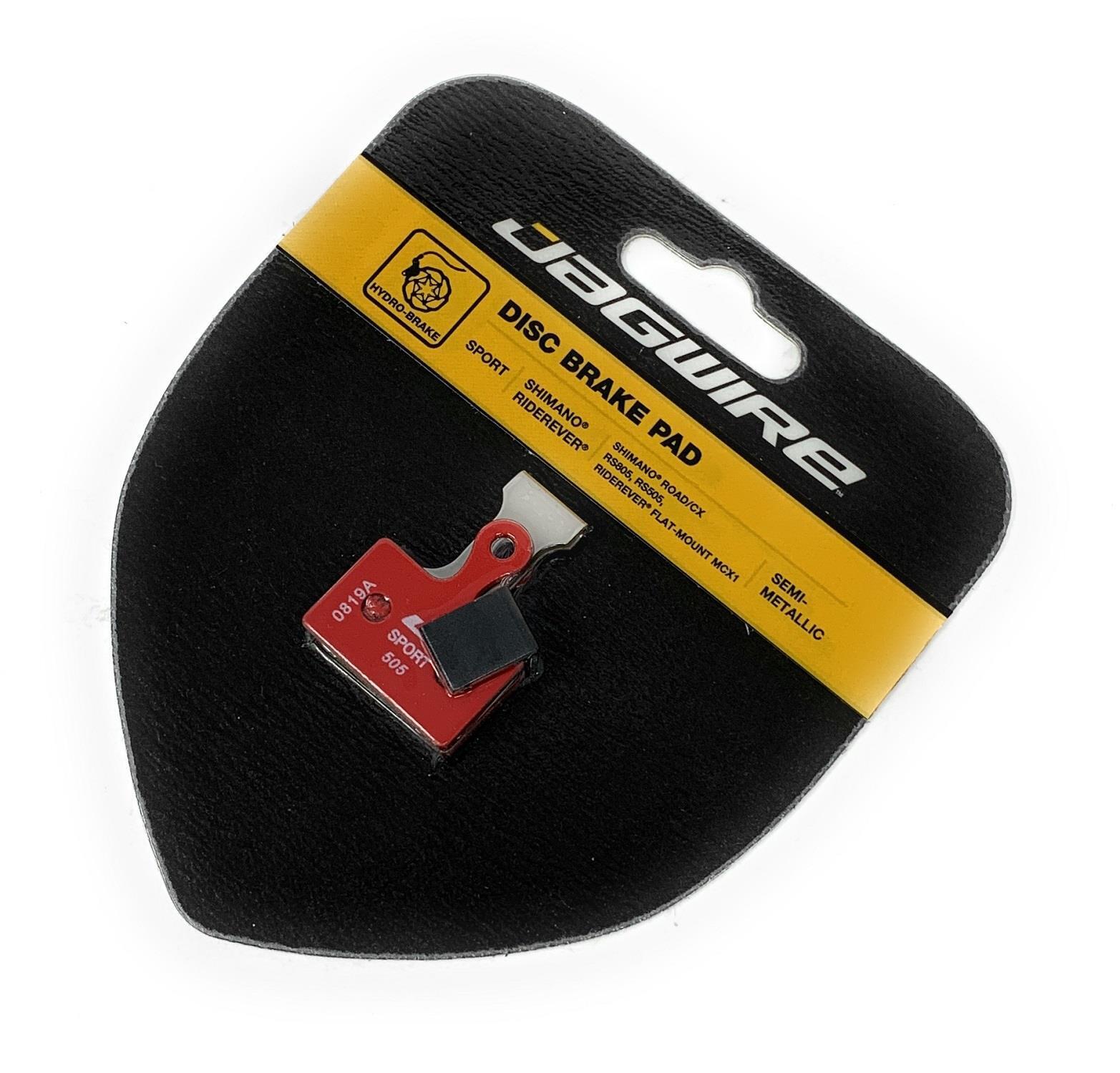 Jagwire Shimano Disc Brake Pads Sport Semi-Metallic Red New Retail Pack - Fresh Stock Dated February 2026
