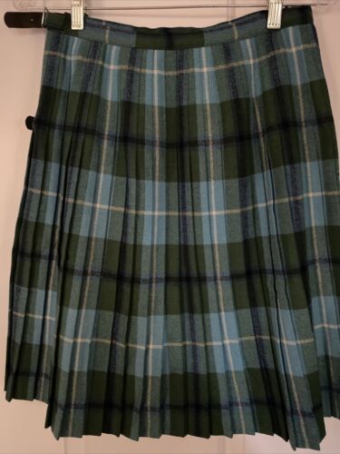 VTG 60's Mosbrook Women’s Multi-Color Tartan Plaid Wool Kilt/ Wrap Skirt: SZ 6 - Fresh Stock Dated February 2026