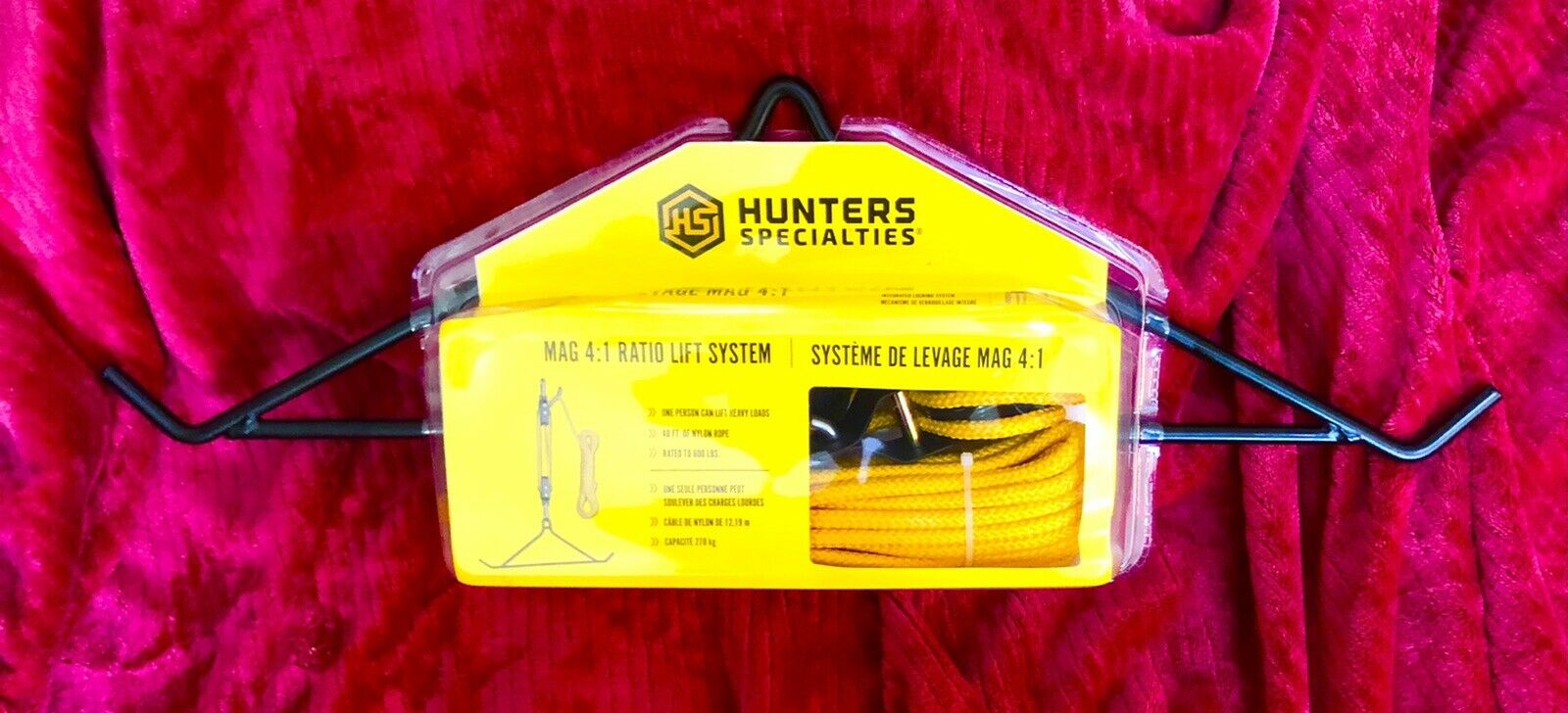 Hunters Specialties MAG 4:1 Ratio Lift System 00645C 600lbs.40ft Lift Deer/game - Fresh Stock Dated December 2025
