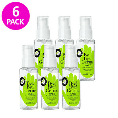 [ DOUBLE DARE ] Bye! Bye! Germs OMG! Hand Sanitizer Gel 50ml (1.7 oz) 6 PACK - Fresh Stock Dated February 2026
