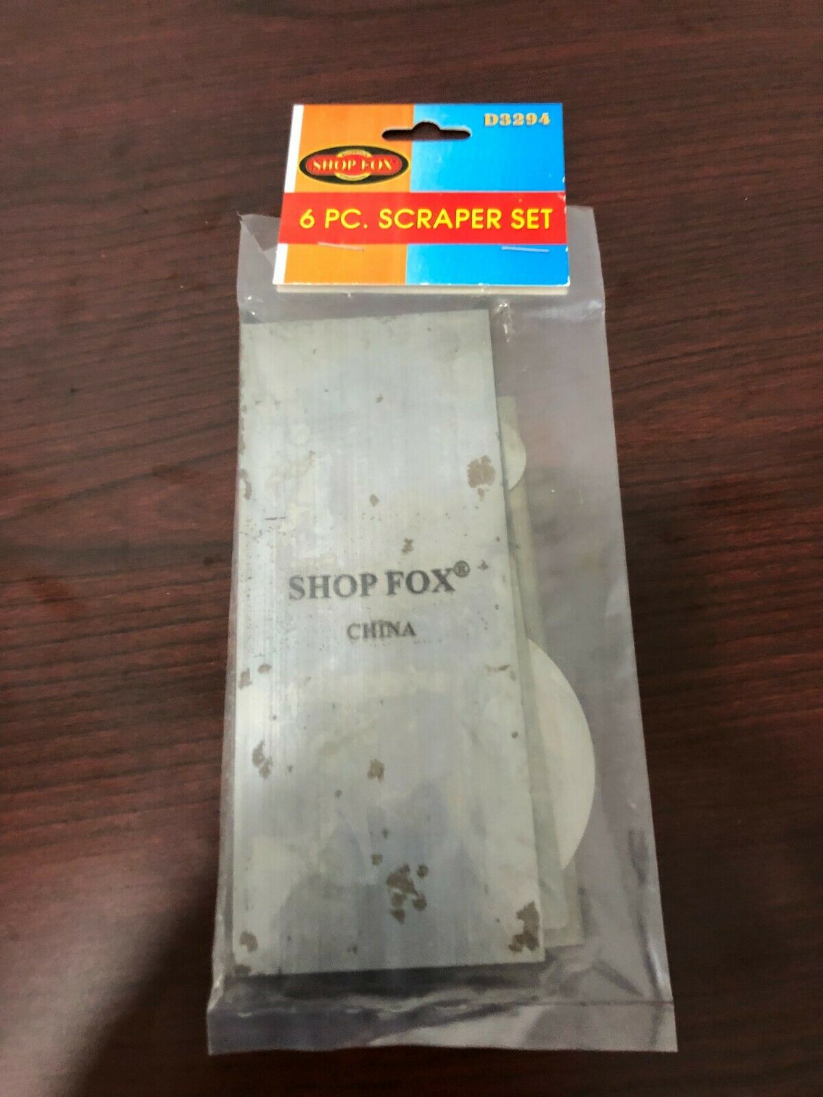 Shop Fox 6-Piece Cabinet Scraper Set D3294  READ DISCRIPTION!!! - Fresh Stock Dated February 2026