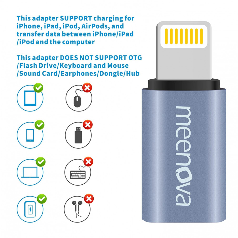 2 Pack, 27W, Type C Female 30W, Rubber Holder, USB-C to Lightning PD Adapter - Fresh Stock Dated February 2026