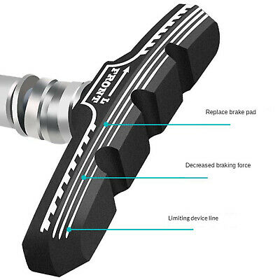 1 Pair Heavy Duty 70mm V-Brake Pads Bicycle Brake Shoes Rubber Shoes Bicycle - Fresh Stock Dated February 2026