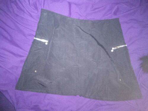 Vintage 1990s Dogpile/DP Gerl deathrock punk Bondage Mini Skirt — REAL POCKETS!! - Fresh Stock Dated December 2025