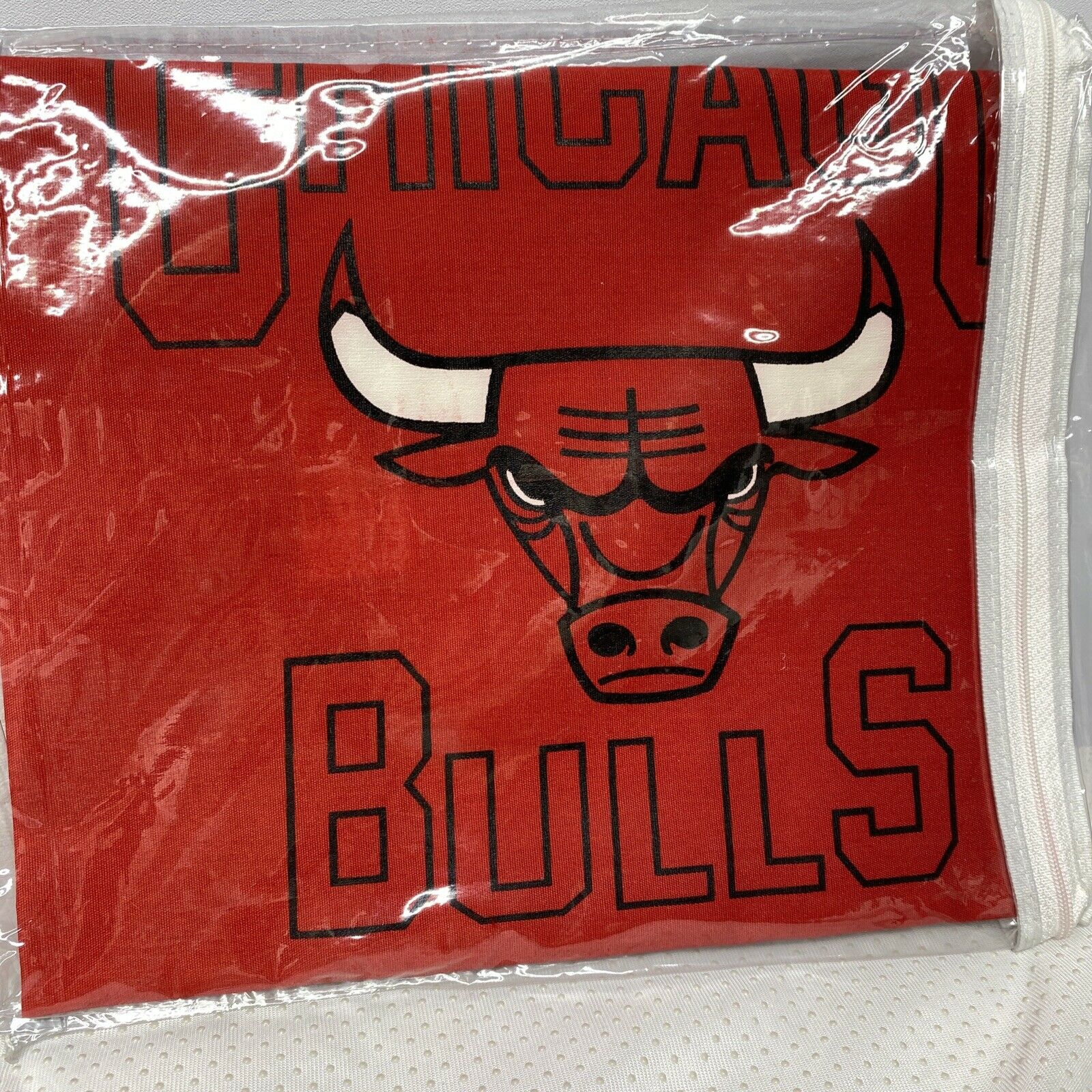 NBA Chicago Bulls Sports Coverage Standard Pillow Sham X2 NEW - Fresh Stock Dated December 2025