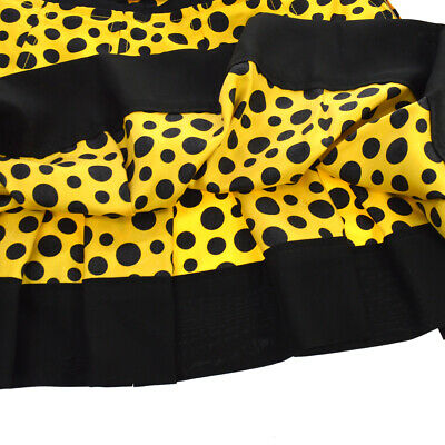 LOUIS VUITTON Vintage Dot Infinity Skirt Black Yellow 36 Authentic AK38026f - Fresh Stock Dated February 2026