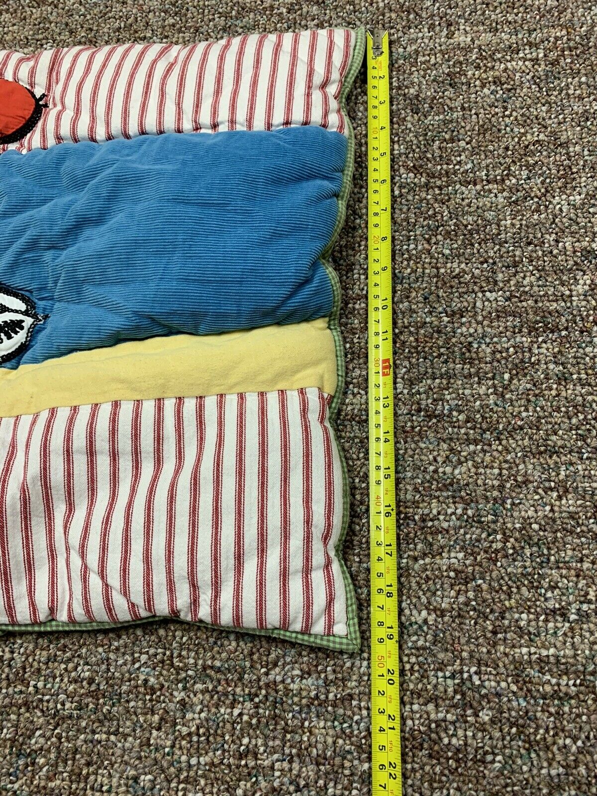 Pottery Barn Kids Dr. Seuss Cat In The Hat Quilted Standard Pillow Sham Cover - Fresh Stock Dated January 2026