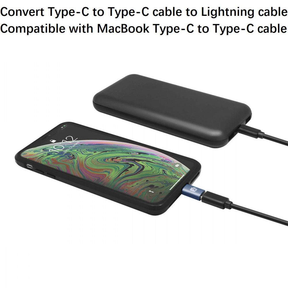 2 Pack, 27W, Type C Female 30W, Rubber Holder, USB-C to Lightning PD Adapter - Fresh Stock Dated February 2026