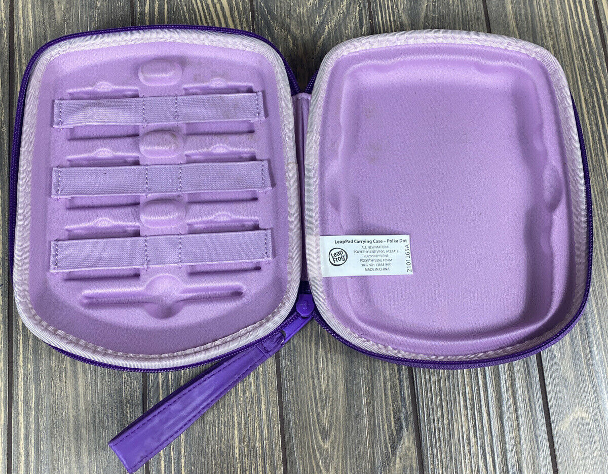 Leap Frog Disney Princess Purple LeapPad2 Carrying Case Polka Dot - Fresh Stock Dated February 2026