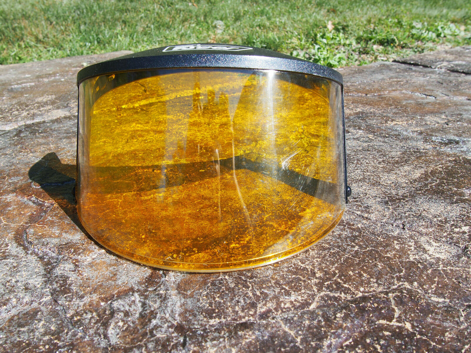 Vintage Super Seer Amber Lens Vari Shield w Hood Assembly & Slide Adapter NOS - Fresh Stock Dated December 2025