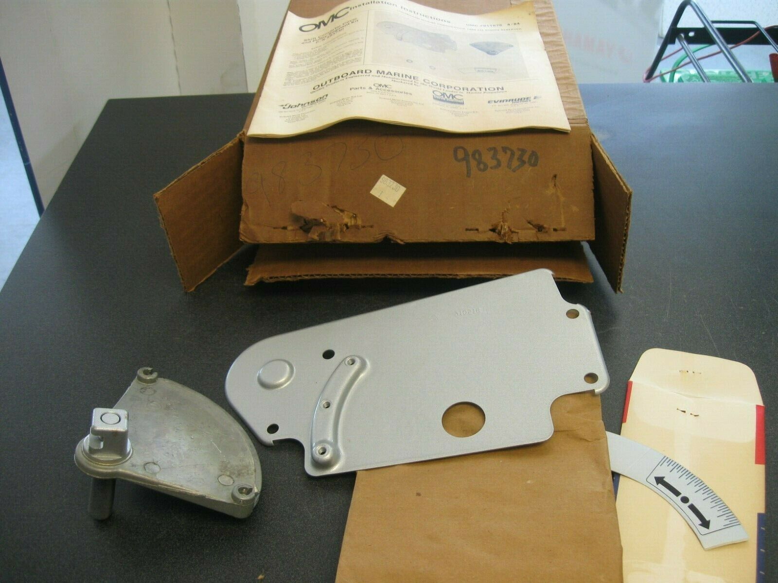 JOHNSON EVINRUDE OMC COVER AND PULLEY 0983730 SHELFJ9 - Fresh Stock Dated February 2026