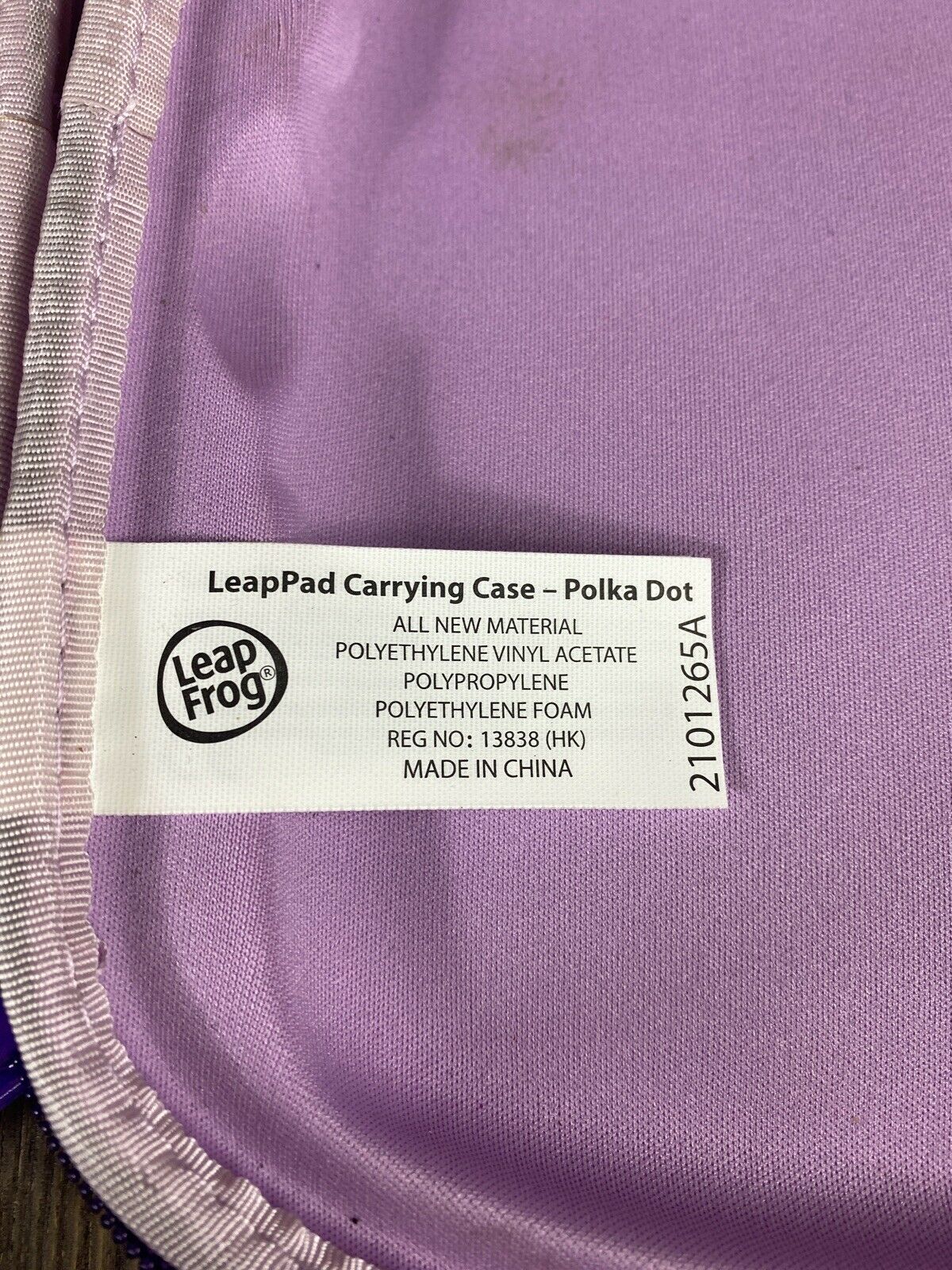 Leap Frog Disney Princess Purple LeapPad2 Carrying Case Polka Dot - Fresh Stock Dated February 2026