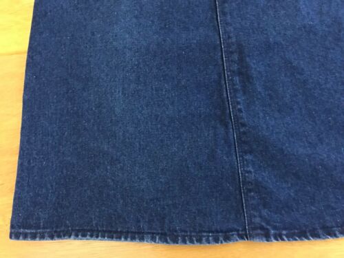 Vintage 80s Karman Western Style Women’s Denim Jean Skirt Sz 11 / 12 Made In USA - Fresh Stock Dated February 2026