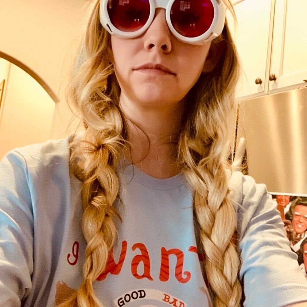 Television Room Glasses Willy Wonka Charlie Movie White Goggles Sunglasses TV - Fresh Stock Dated February 2026