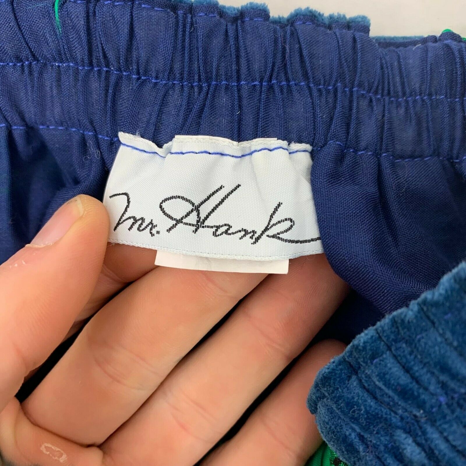 Vintage 70s Patch Work Maxi Skirt S Small Blue Plaid Pattern Hippy Festival Boho - Fresh Stock Dated March 2026