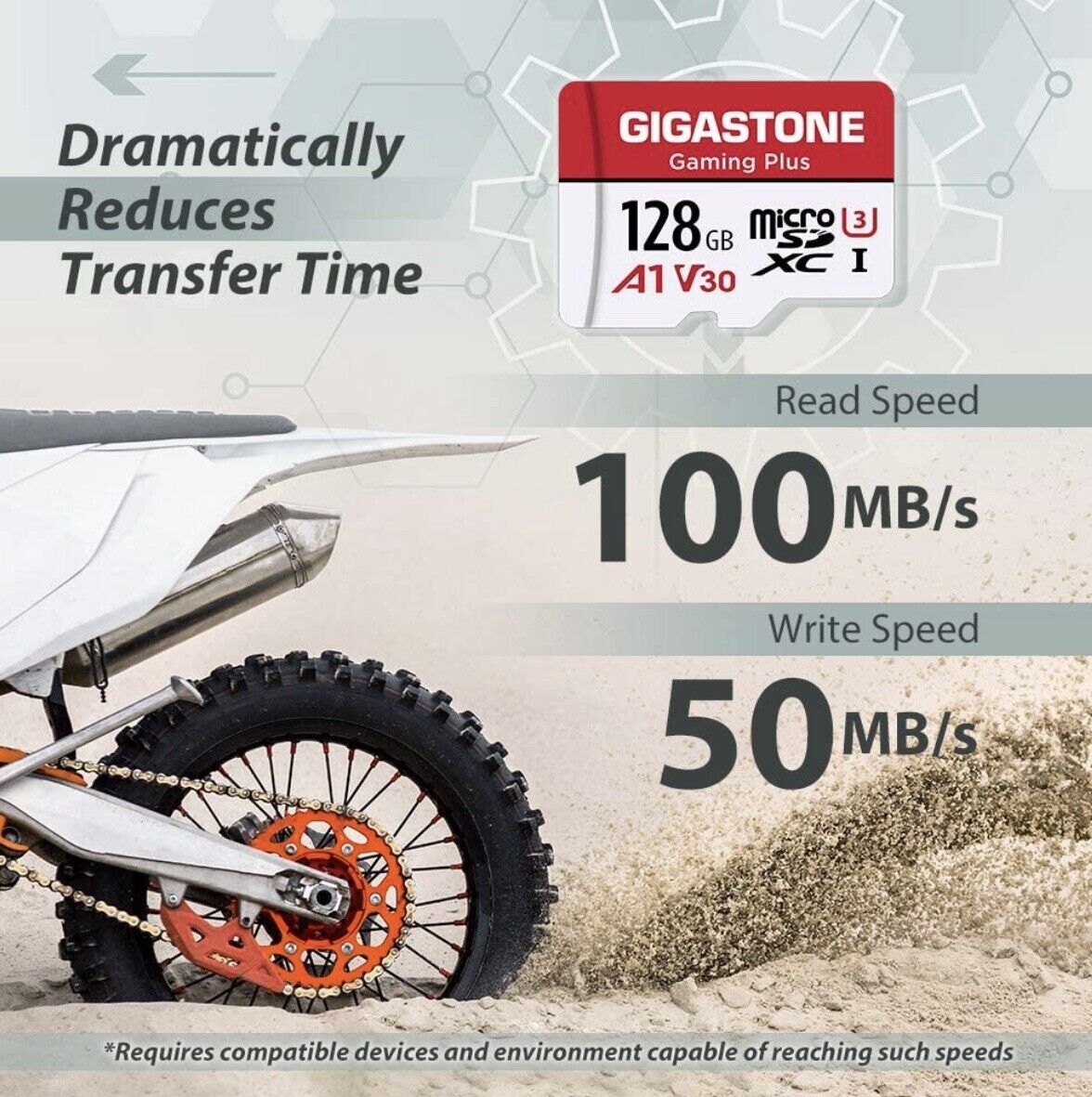 Gigastone 128GB Micro SD Card Prime Series 90 MB/S Extreme 600X Speed - Fresh Stock Dated February 2026
