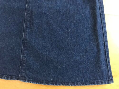 Vintage 80s Karman Western Style Women’s Denim Jean Skirt Sz 11 / 12 Made In USA - Fresh Stock Dated February 2026