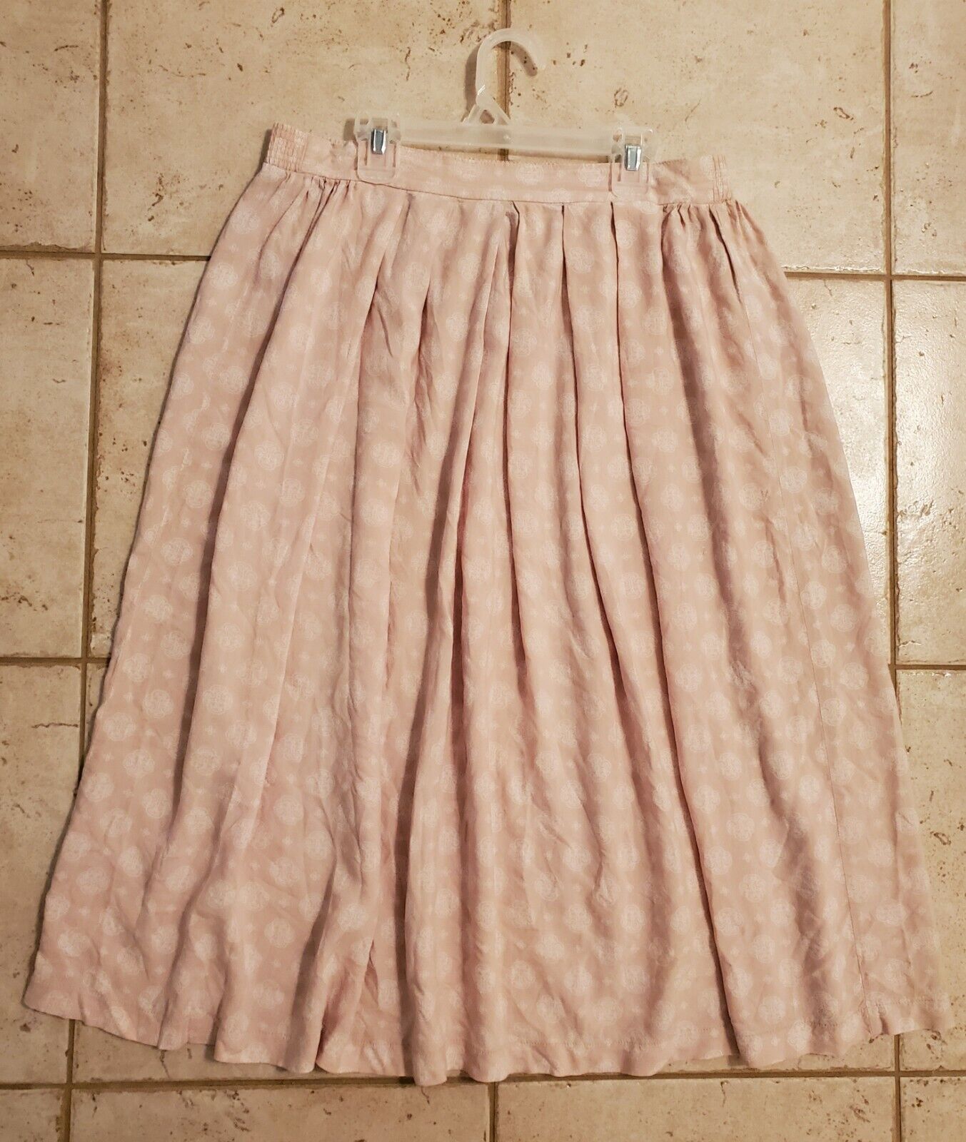 OSCAR DE LA RENTA Womans Size Large Skirt flowy Pleated Vintage 🔥 - Fresh Stock Dated March 2026