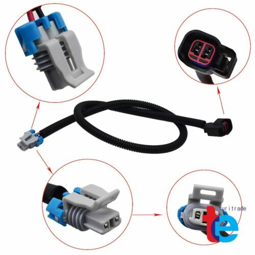 2 FUEL INJECTOR PLUG GRAY BLACK PTO MAG FITS Polaris RANGER XP 800 2012-2013 - Fresh Stock Dated February 2026