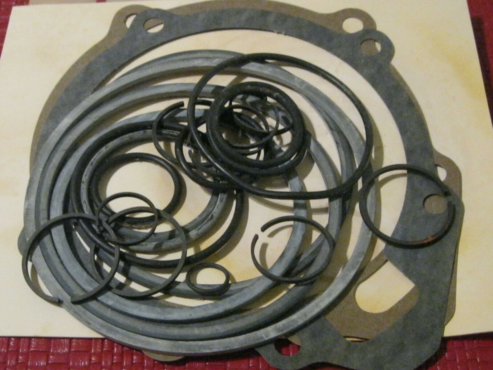 NOS 1957 Mercury Transmission oil seal and gasket kit, was factory sealed - Fresh Stock Dated February 2026