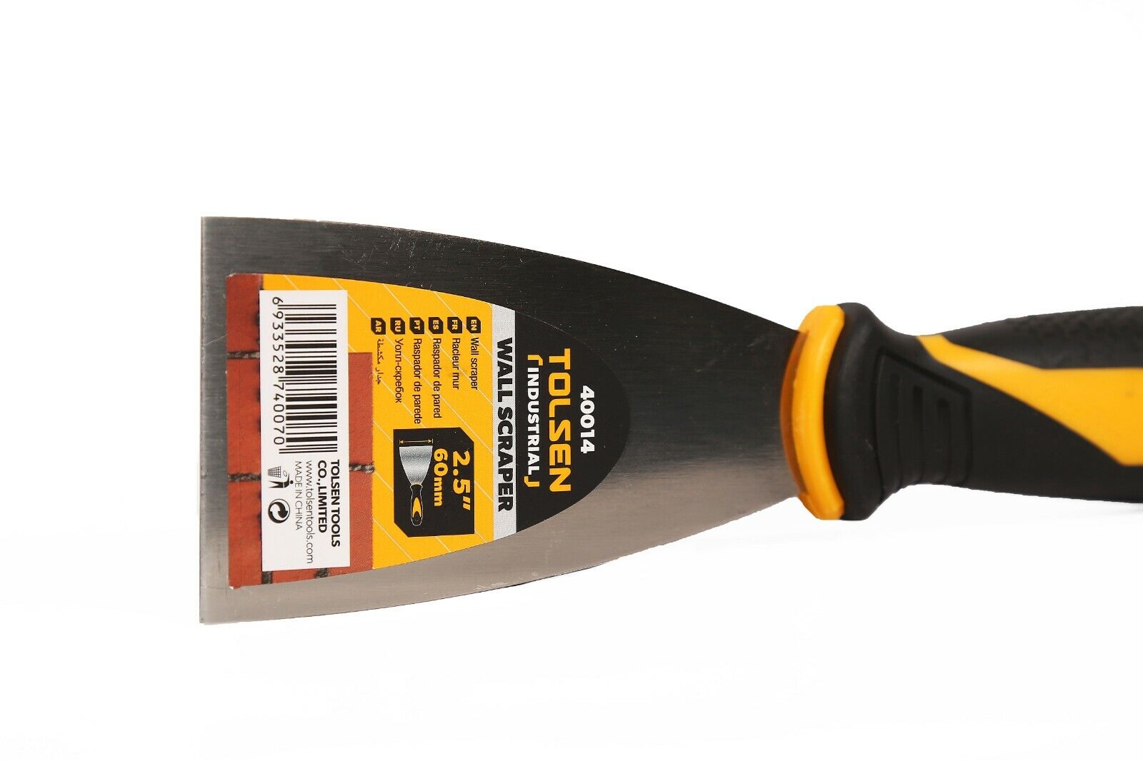 Tolsen Wall Scraper 60mm #40014 (6933528740070) - Fresh Stock Dated February 2026