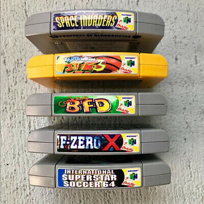 Nintendo 64 N64 End Labels All 296 Custom Game Stickers + homebrew, Variants - Fresh Stock Dated December 2025