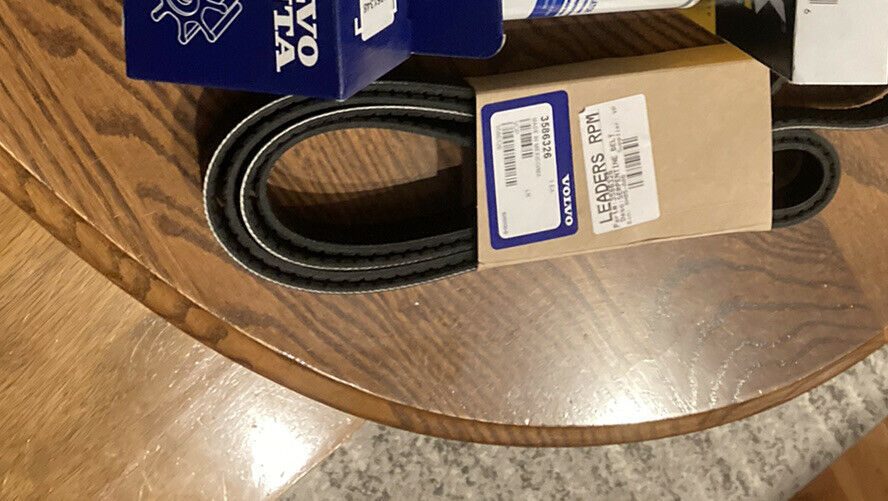 Volvo Penta New OEM Serpentine Alternator Water Pump Belt 3586326 4.3,5.0,5.7 Gi - Fresh Stock Dated February 2026