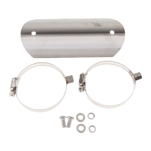 Universal Motorcycle Exhaust Muffler Pipe Heat Shield Cover Heel Guard #1 - Fresh Stock Dated February 2026