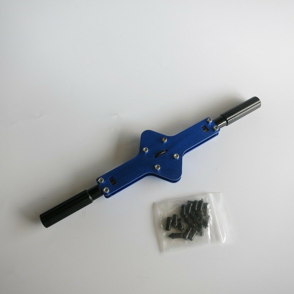 GF2818-1A Large Type Watch Back Case Remover Opener Tool 55mm with 16 Steel Bits - Fresh Stock Dated February 2026