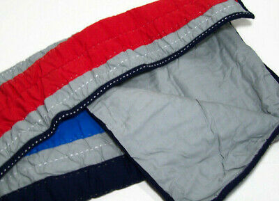 Pottery Barn Kids Justice League Stripes Quilted Euro Pillow Cover Sham New - Fresh Stock Dated December 2025