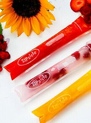 Zipzicle 100PACK Ice Pop Pouches ORIGINAL Patented Safe - Fresh Stock Dated December 2025