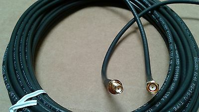 US MADE    BELDEN  SMA plug  TO  SMA  jack RG-58 coax cable 100 ft  50 ohm - Fresh Stock Dated December 2025