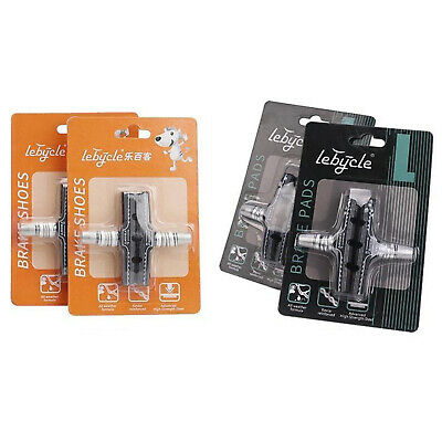 1 Pair Heavy Duty 70mm V-Brake Pads Bicycle Brake Shoes Rubber Shoes Bicycle - Fresh Stock Dated February 2026