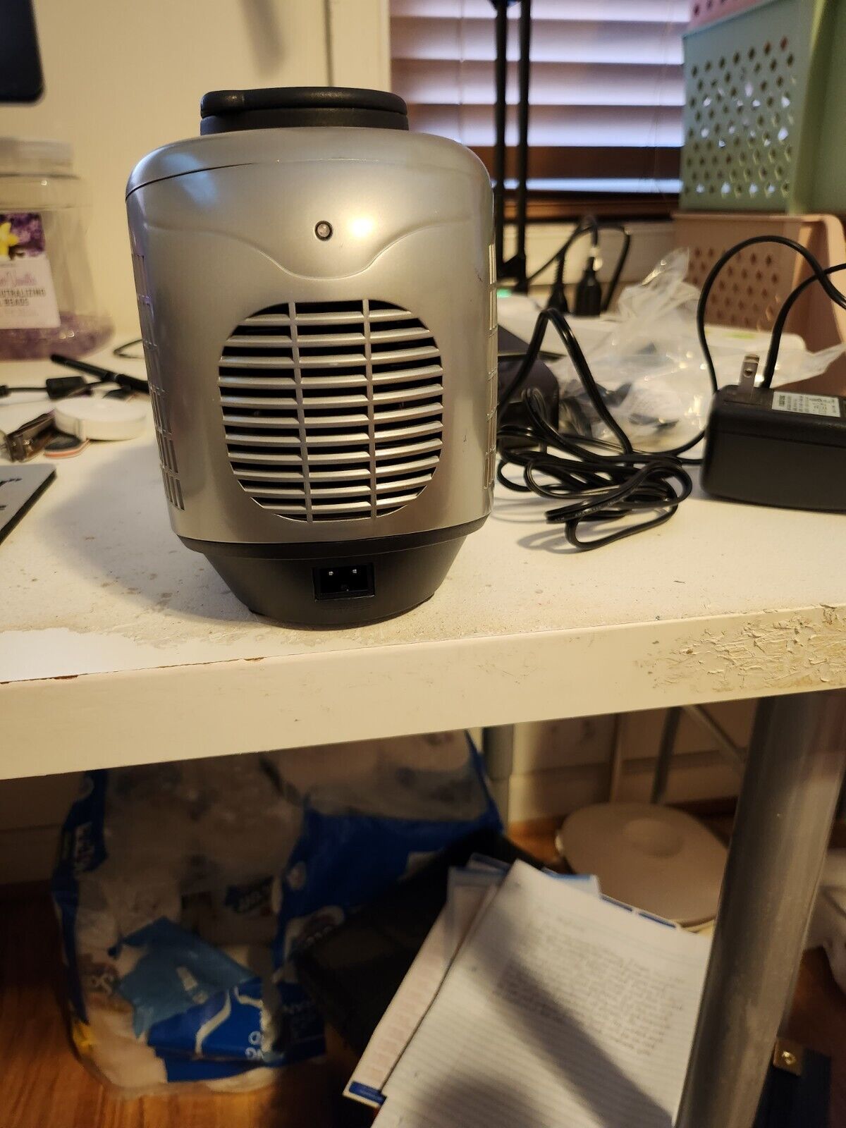 electric coffee mug warmer with car plug and mug - Fresh Stock Dated February 2026