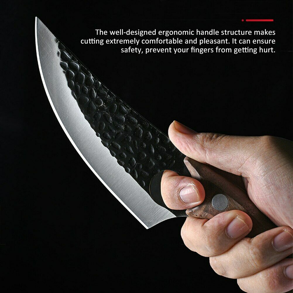 Hunters Serbian Forged Chef Knife Kitchen Butcher Boning Cleaver Hunting Knife - Fresh Stock Dated December 2025
