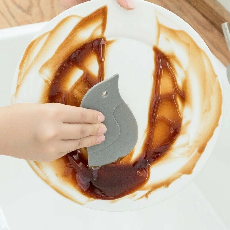 Kitchen Scraper Cleaning Accessories Tool Kitchen Baking Tool  Oil Plate shaped - Fresh Stock Dated February 2026