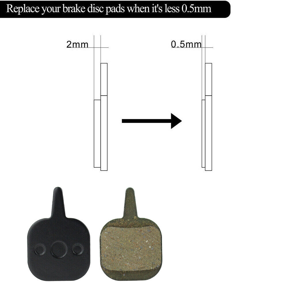 Semi Metal Resin Disc Brake Pads for Tektro IO - 1-2 Pairs - Fresh Stock Dated February 2026