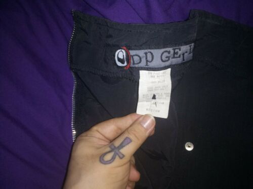 Vintage 1990s Dogpile/DP Gerl deathrock punk Bondage Mini Skirt — REAL POCKETS!! - Fresh Stock Dated December 2025
